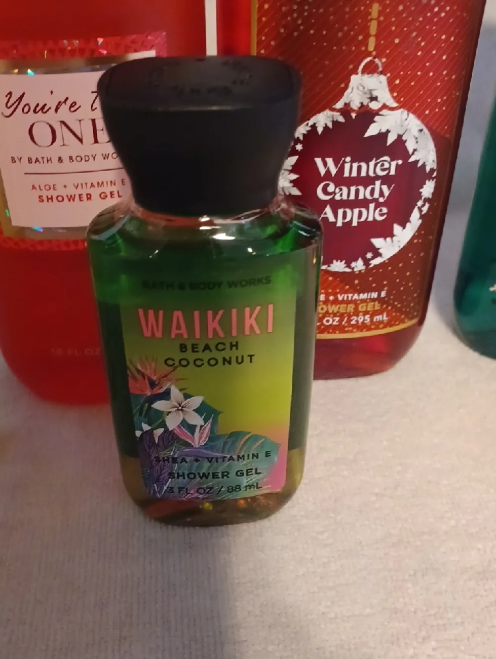 Bath & Body Works Green, Red, Teal & Clear Shower Gel Set